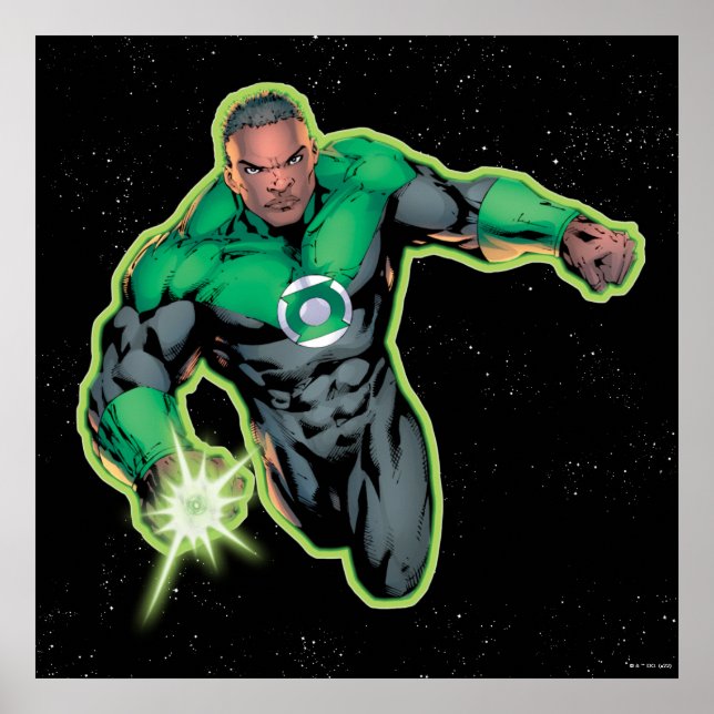 Poster Lanterne verte John Stewart (Devant)