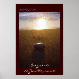 Poster Lanzarote : Un moment zen