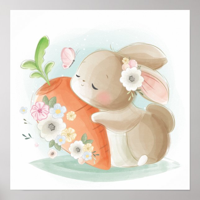 Poster Lapin bébé  (Devant)