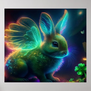 Poster Lapin de Clover