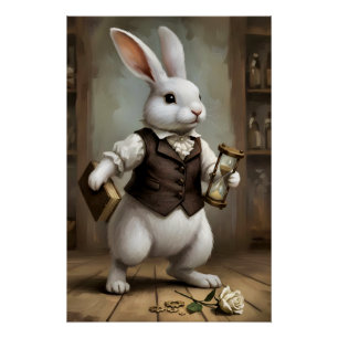 Poster Lapin de conte de fées