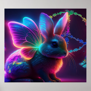 Poster Lapin de paix