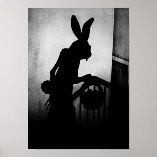 Poster Lapin de Pâques arrive (Devant)