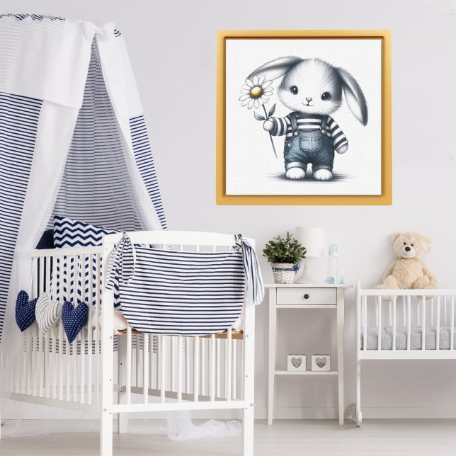 Poster Lapin Garçon Whimsical (Créateur téléchargé)