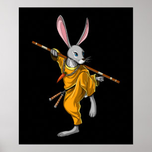 Poster Lapin Ninja