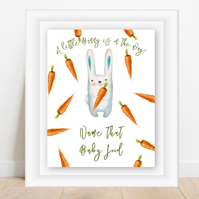Poster Lapin - Nom de cette nourriture pour bébé (Créateur téléchargé)