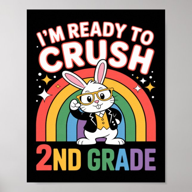 Poster Lapin qui fait dabber en 2e année de maternelle, p (Devant)