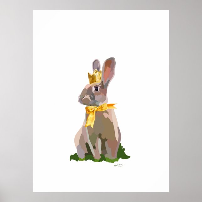 Poster Lapin royal  (Devant)