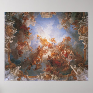 Poster L'Apothéose d'Hercule - Lemoyne - Versailles