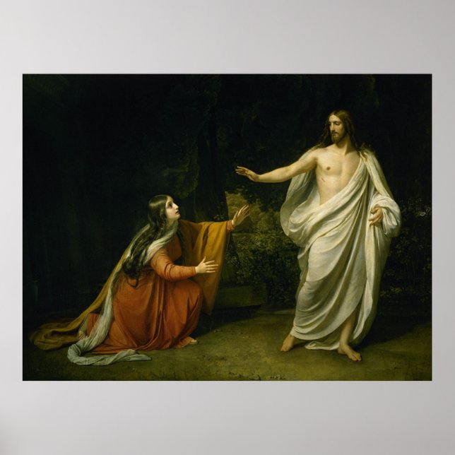 Poster L'apparition du Christ d'Ivanov à Marie-Madeleine (Devant)