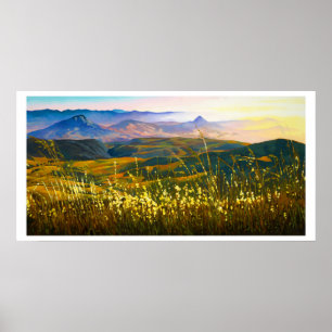 Poster L'après-midi d'été au-dessus des tirs