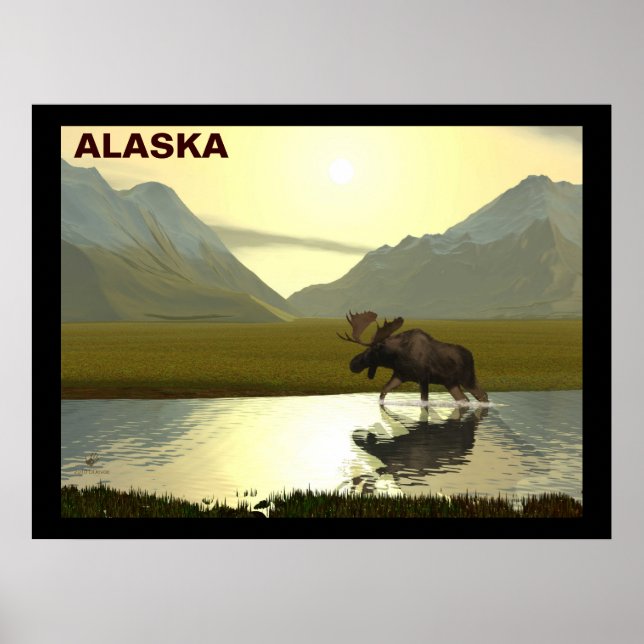 Poster L'après-midi Moose (Devant)