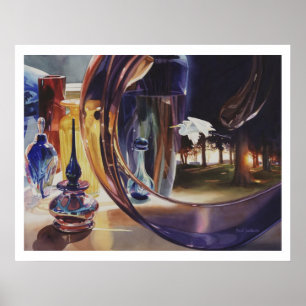 Poster L'Aquarelle "À travers le verre"