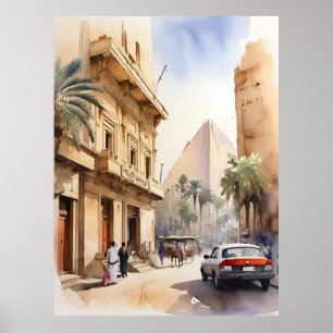 Poster L'aquarelle du Caire