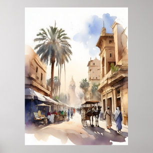 Poster L'aquarelle du Caire