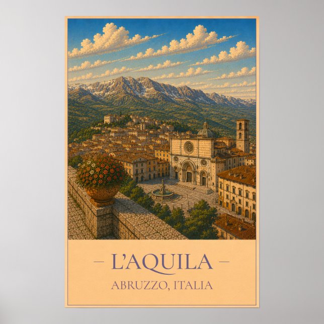 Poster L'Aquila (Devant)