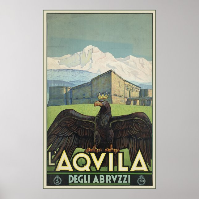 Poster L'Aquila Degli Abruzzi (Devant)