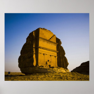 Poster L'Arabie Saoudite, site de Madain Saleh, 4
