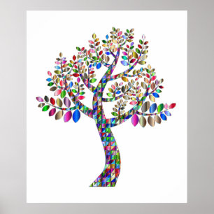 Poster L'arbre de couleur