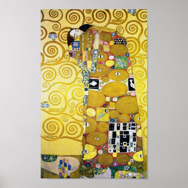 Poster L'arbre de vie (détail), Klimt (Devant)