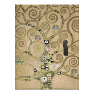 Poster L'Arbre de Vie, peinture à l'huile de Gustav Klimt