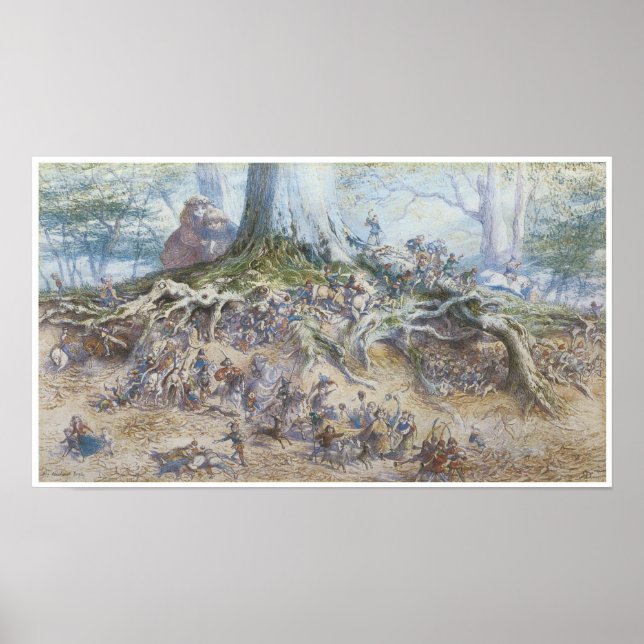 Poster L'Arbre Des Fées, Richard Doyle (Devant)