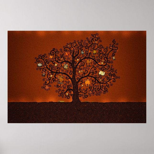 Poster L'arbre des livres (Devant)