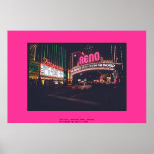 Poster L'Arc, le centre-ville de Reno, Nevada
