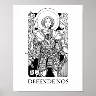 Poster L'archange Michael 8" x 10" Imprimer