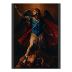 Poster L'Archange Michael par Cavaliere d'Arpino