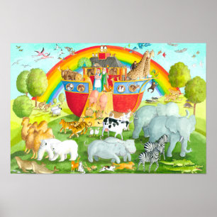 Poster L'Arche de Noé Joyeux atterrissage