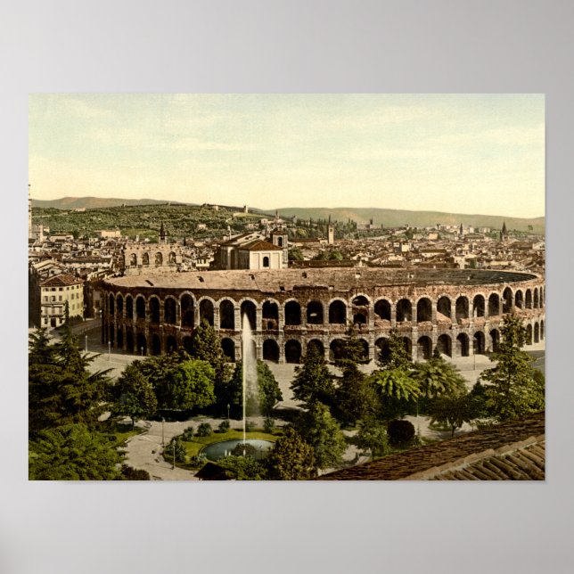 Poster L'Arena Vérone Italie (Devant)