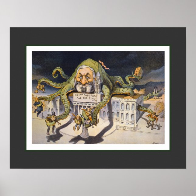 Poster L'argent et la politique (Devant)