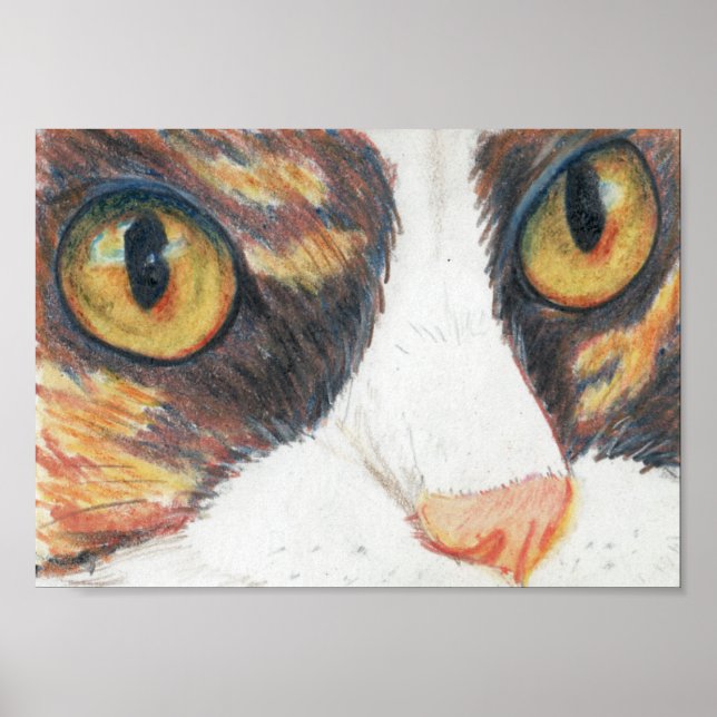 Poster Larges yeux (Devant)