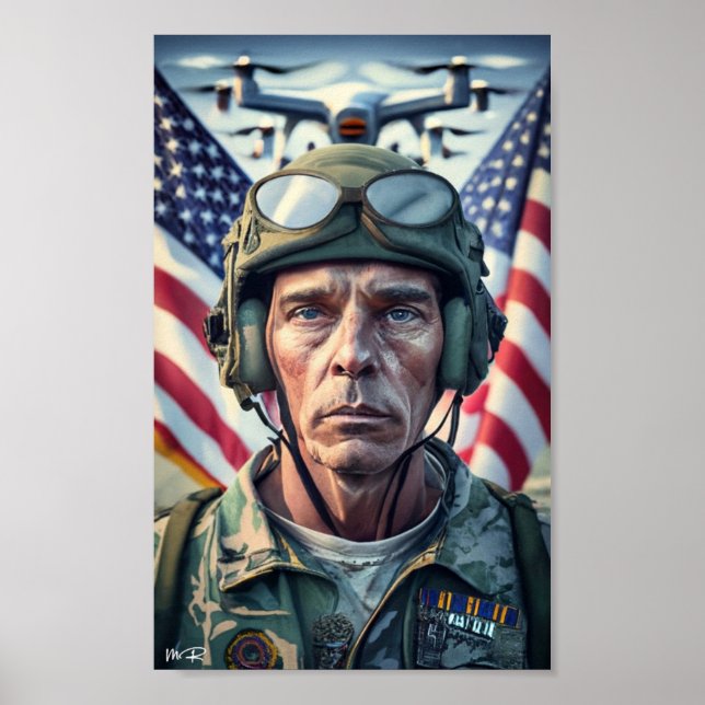 Poster L'armée américaine pour la fête des vétérans 2023 (Devant)