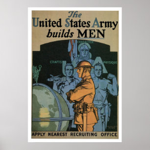 Poster L'armée construit des hommes