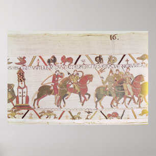 Poster L'armée de William allant au Saint-Michel de Mont