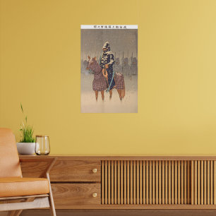 Poster L'armée japonaise a atterri Kobayashi Kiyochika Me