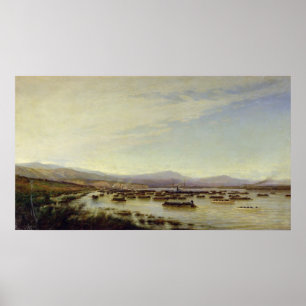 Poster L'armée russe croisant le Danube