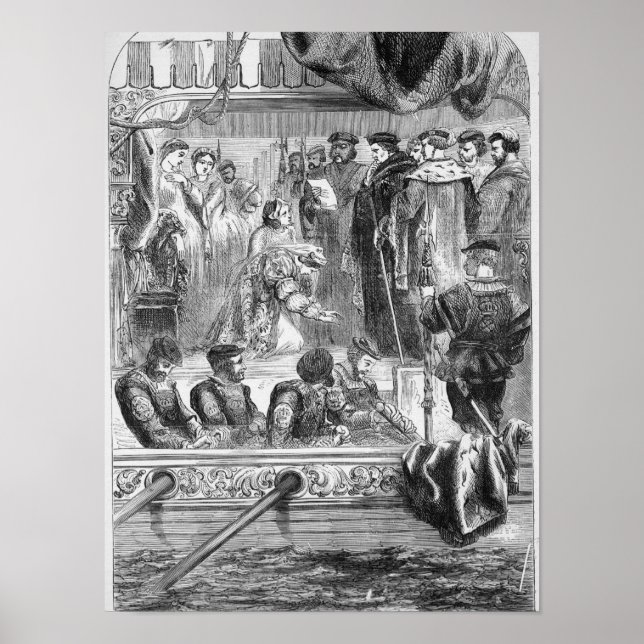 Poster L'arrestation d'Anne Boleyn (Devant)