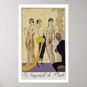 Poster L'arrêt de Paris, 1920-30 (tirage pochoir)