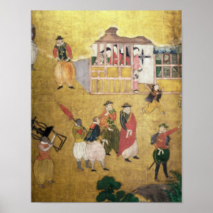 Poster L'arrivée des Portugais au Japon 2