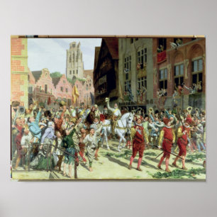 Poster L'arrivée triomphale à Rotterdam