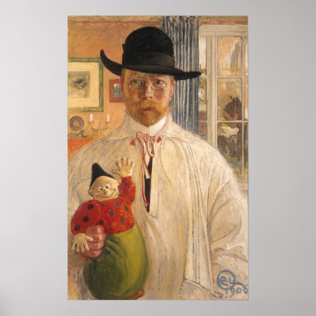 Poster Larsson - Autoportrait (Devant)