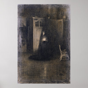 Poster Larsson - Bonne nuit Thielska