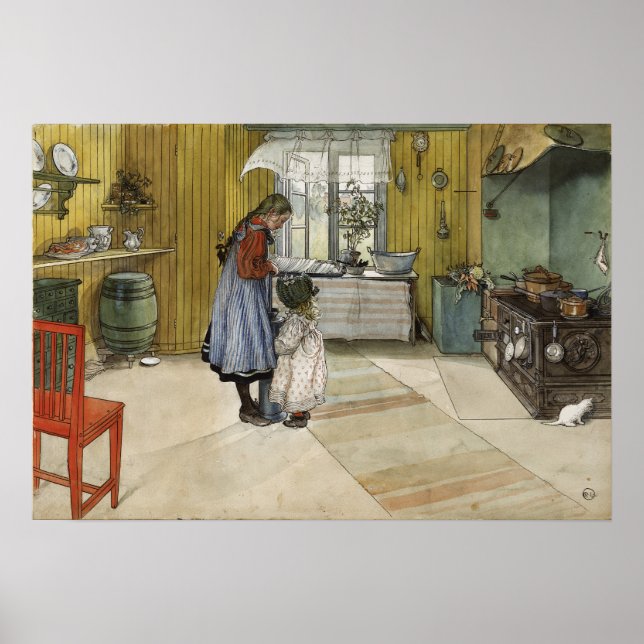 Poster Larsson - La Cuisine (De Maison) (Devant)