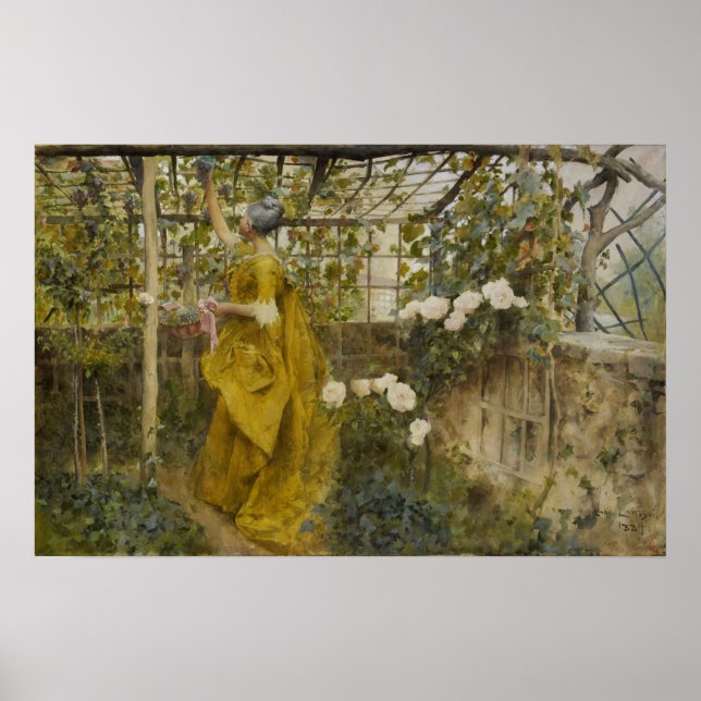 Poster Larsson - La vigne (Devant)