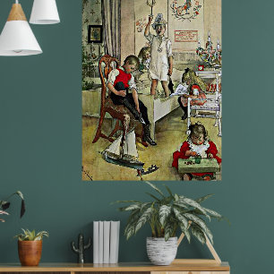 Poster Larsson - Noël matin