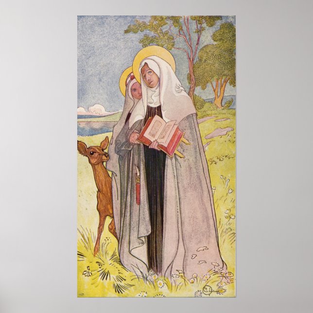 Poster Larsson - Saint Birgitta (Devant)