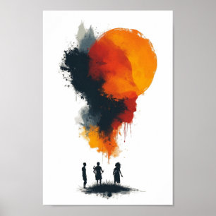 Poster l'art abstrait africain